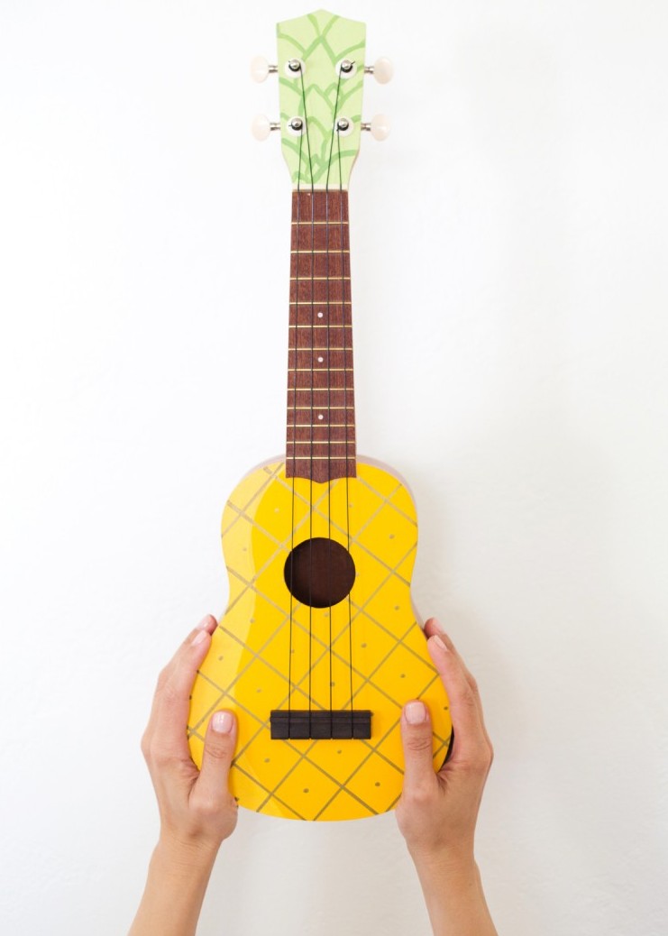 ananas renginde ukulele ya da gitar 4