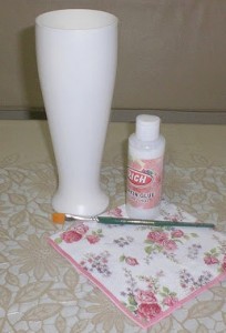 beyaz vazo boyama